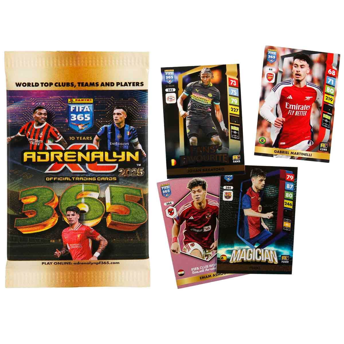 Panini FIFA 365 Adrenalyn 2025 - Tekli Paket