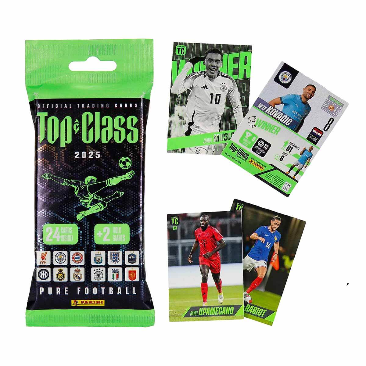 Panini FIFA Top Class 2025 Oyun Kartları - Fat Pack