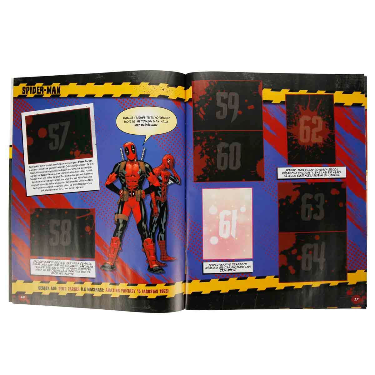 Panini Marvel Deadpool Çıkartma Albümü + 2 Paket Sticker