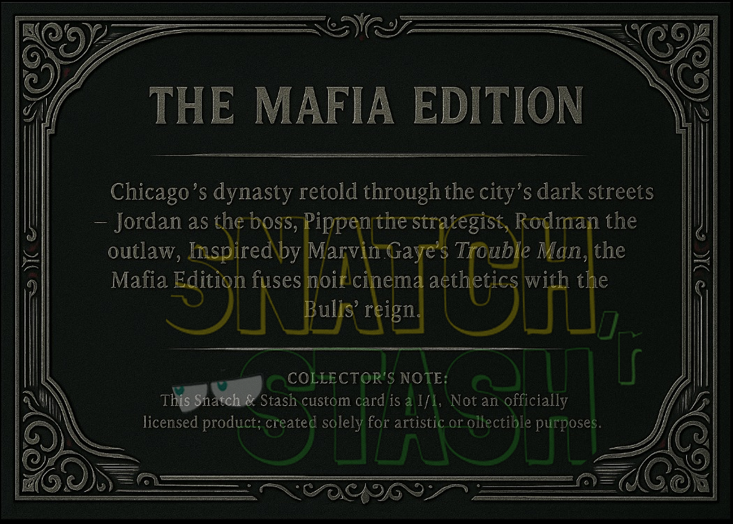 The Chicago Outfit - Mafia Edition: Jordan - Pippen - Rodman