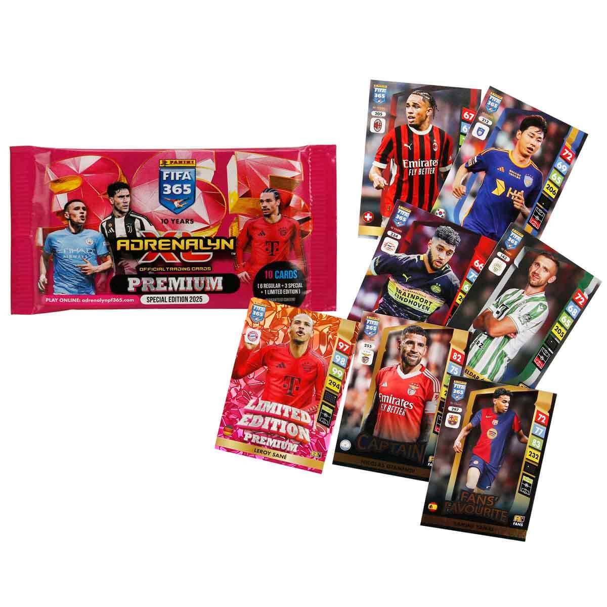 Panini FIFA 365 Adrenalyn 2025 Premium - Tekli Paket
