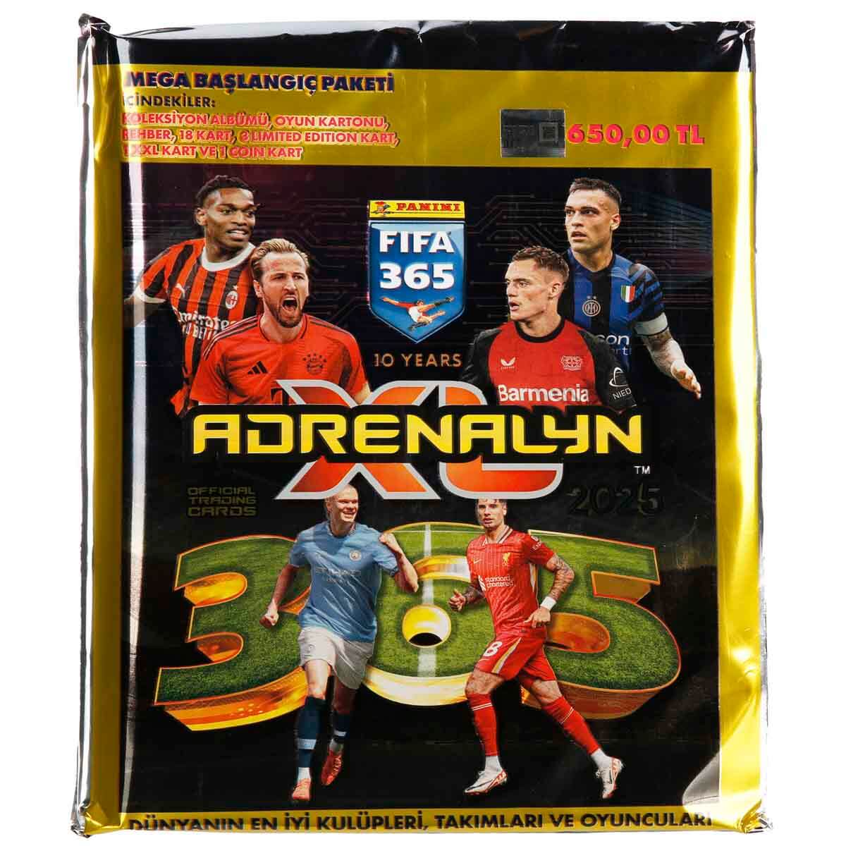 Panini FIFA 365 Adrenalyn 2025 - Mega Başlangıç Paketi