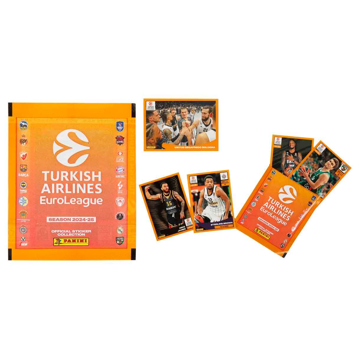 Panini 2024-25 Turkish Airlines Euroleague Sticker - Tekli Paket