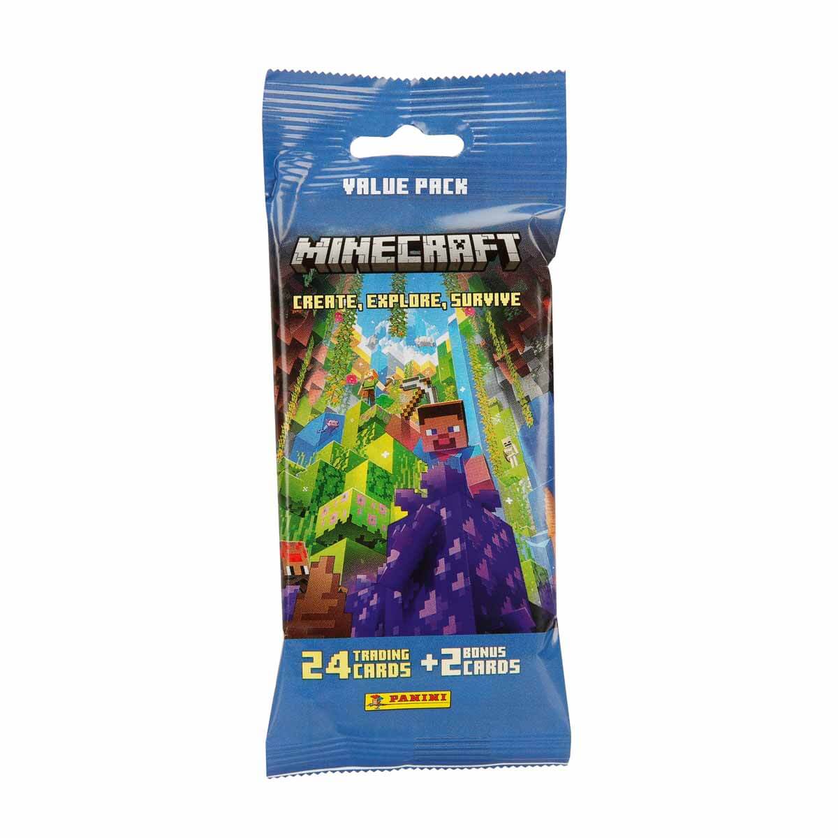 Panini Mine Craft Oyun Kartı - Value Pack