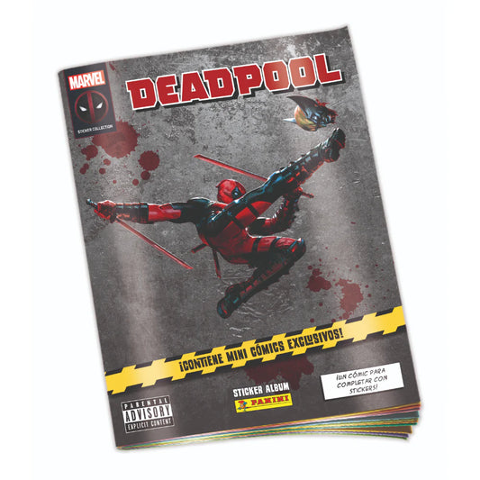 Panini Marvel Deadpool Çıkartma Albümü + 2 Paket Sticker