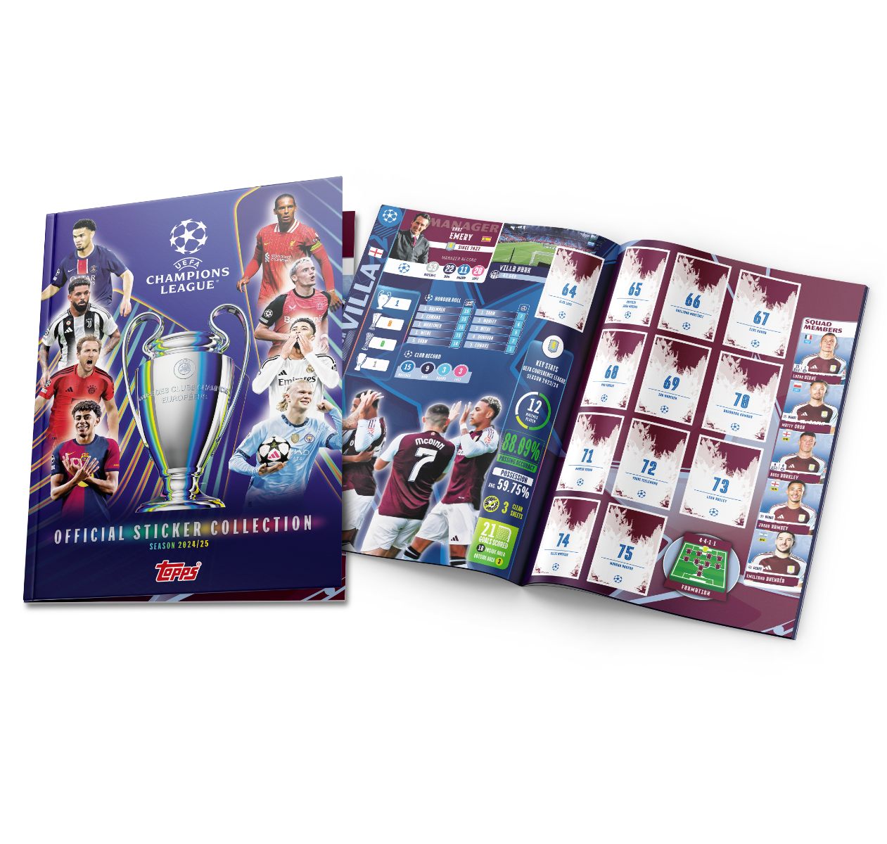 UEFA Champions League 2024/25 - Sticker Albüm