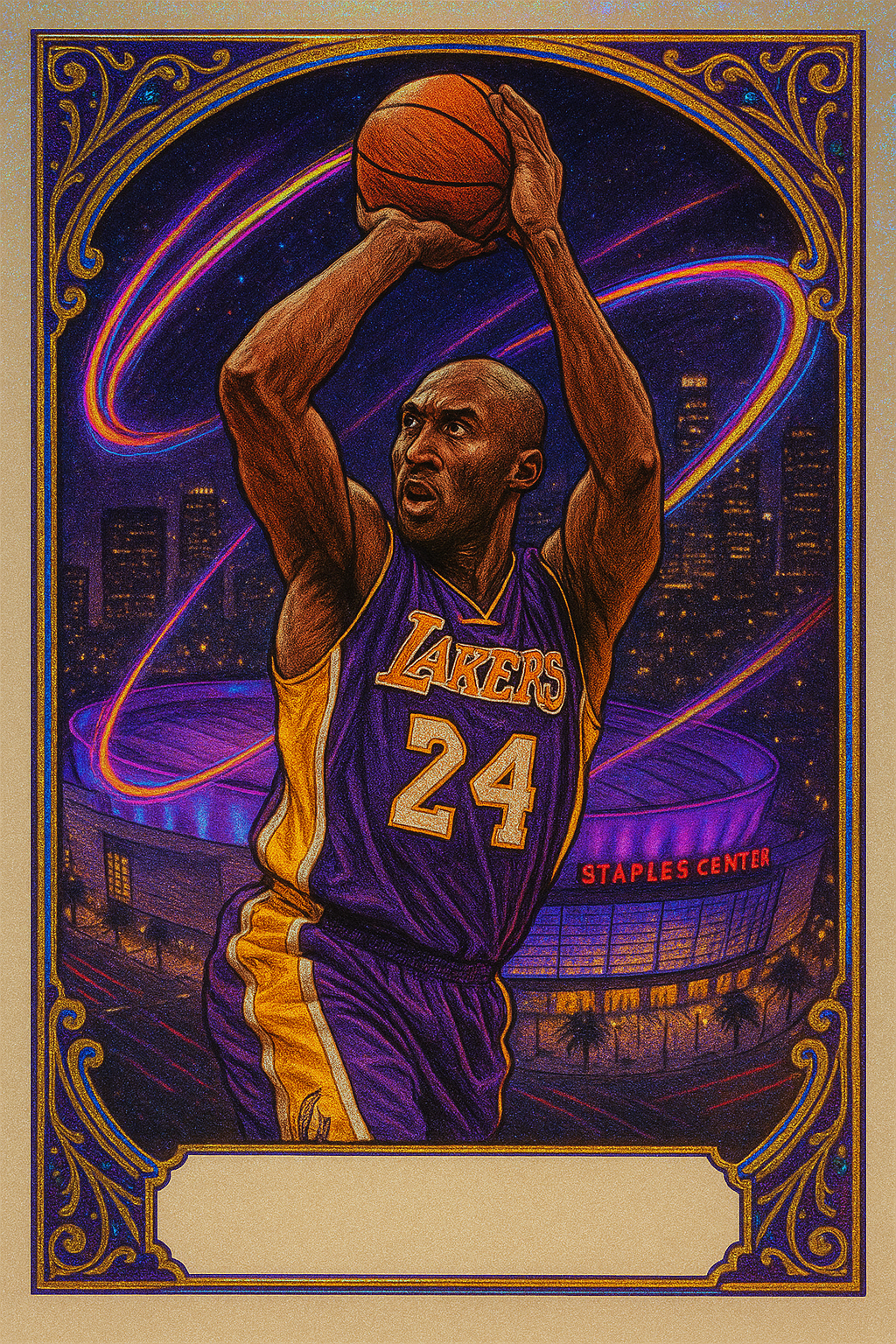 Kobe Bryant – The Black Mamba Custom Trading Card