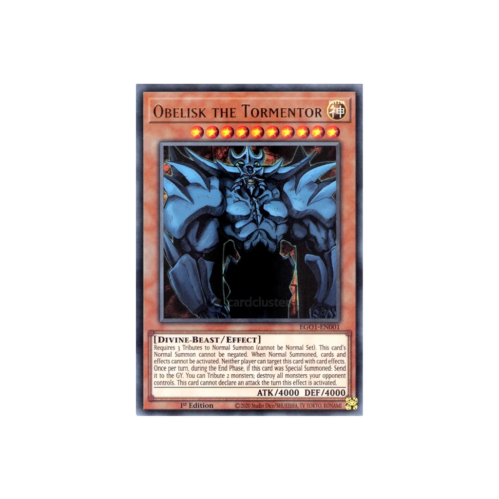 Yu-Gi-Oh! Egyptian God: Obelisk the Tormentor Deck Booster Box