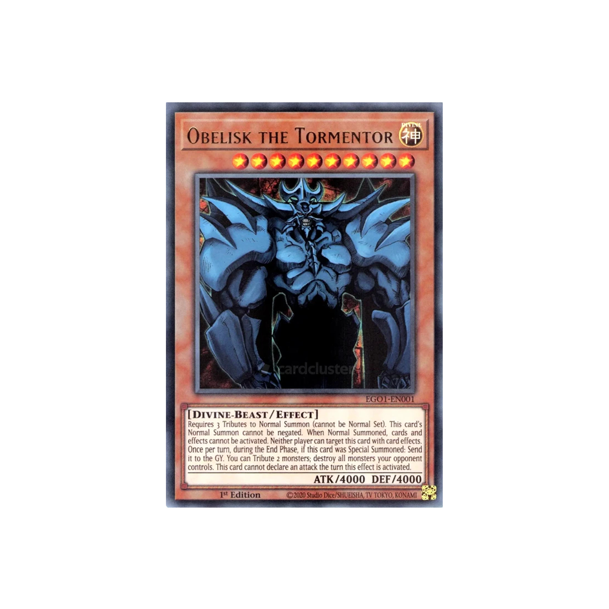Yu-Gi-Oh! Egyptian God: Obelisk the Tormentor Deck Booster Box