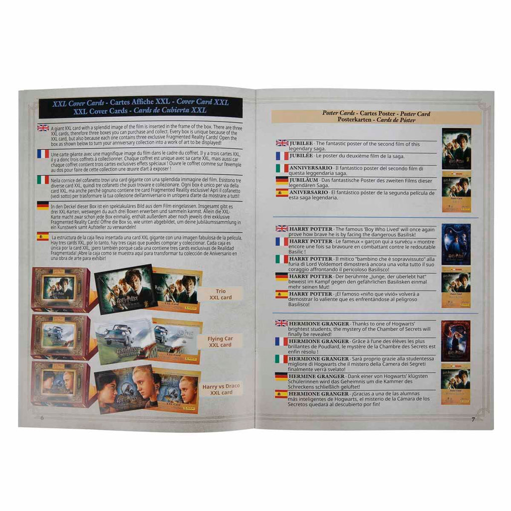 Panini Harry Potter Chamber Of Secrets - 20th Year Anniversary Box