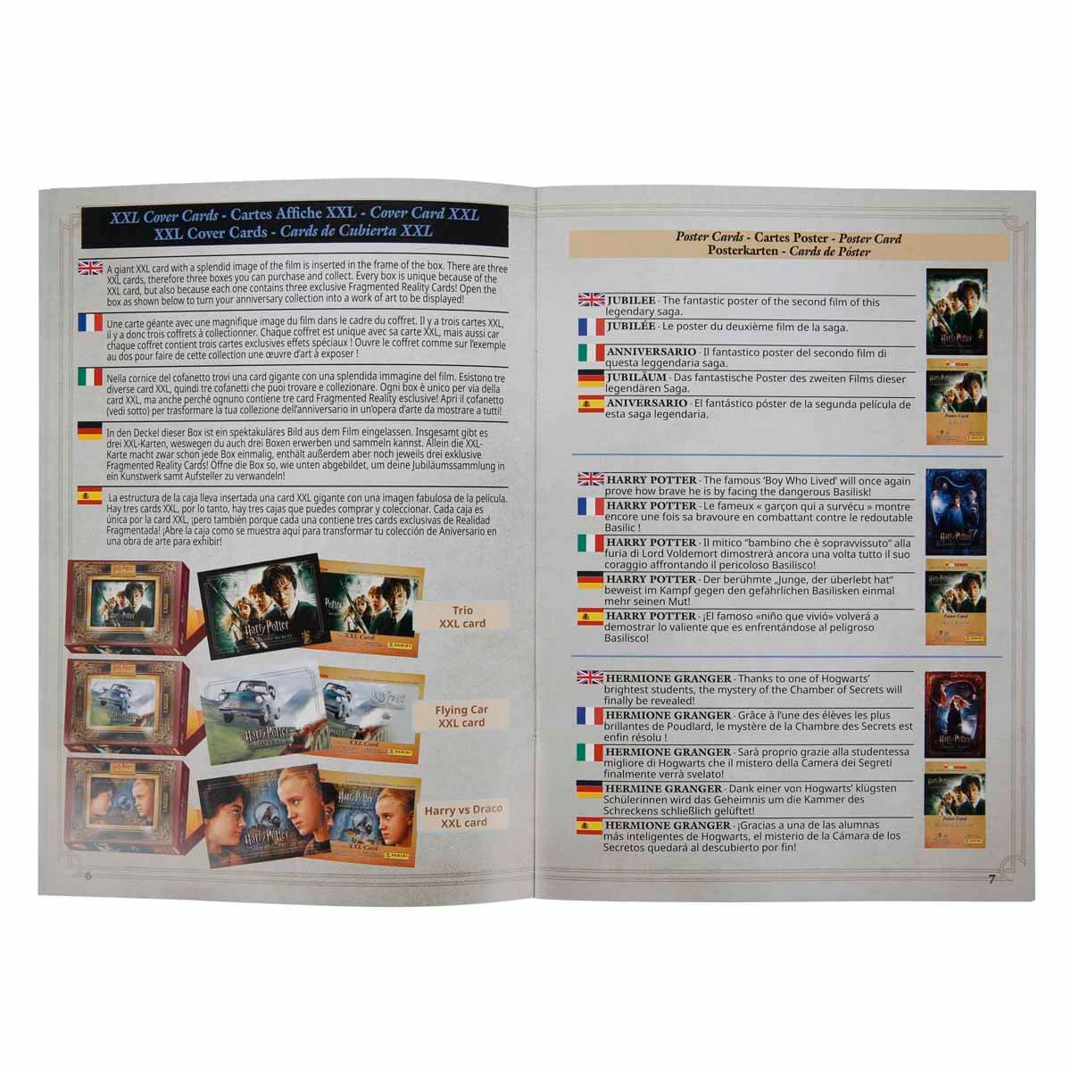 Panini Harry Potter Chamber Of Secrets - 20th Year Anniversary Box