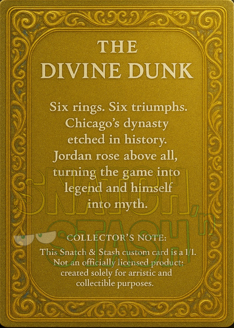 Michael Jordan – The Divine Dunk (Halo Edition) Custom Card