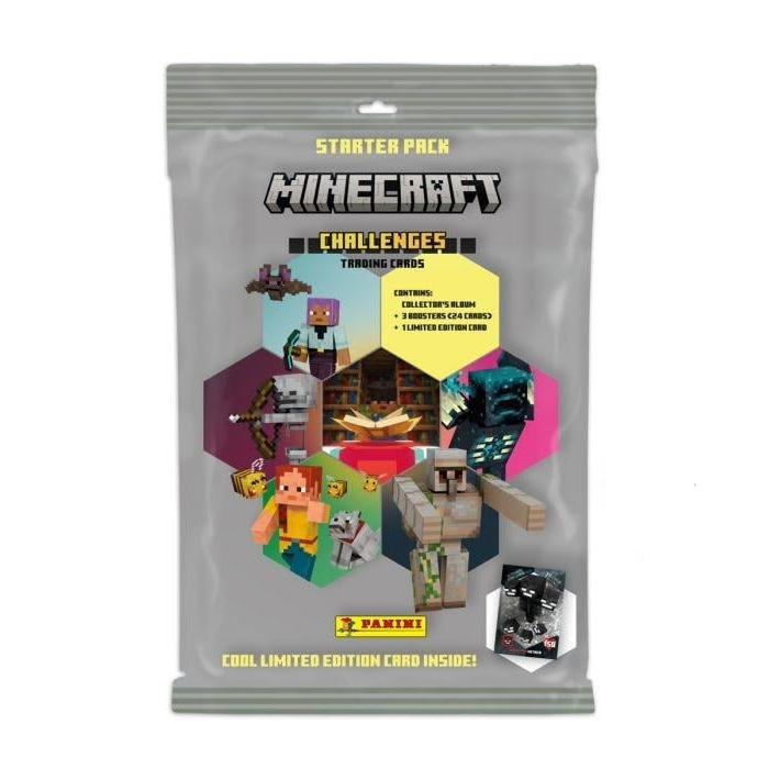 Panini MINECRAFT 4 2025 Oyun Kartları - Mega Başlangıç Paket